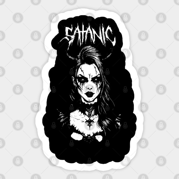 Satanic Sticker by DeathAnarchy